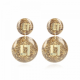 LOTT Gioielli GOUDEN GLITTER OORBELLEN LARISSA LOGO - 48472