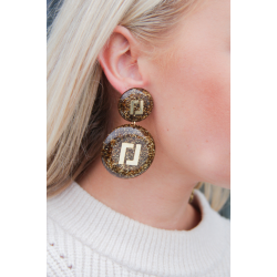 LOTT Gioielli GOUDEN GLITTER OORBELLEN LARISSA LOGO - 48472