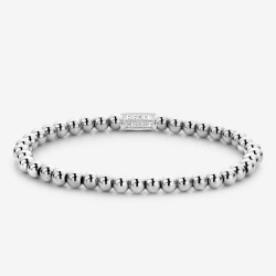 Rebel & Rose Armband Stones Only Silver Shine 4mm 17cm - 48440