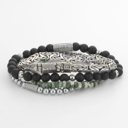 Rebel & Rose Armband Stones Only Silver Shine 4mm 17cm - 48440