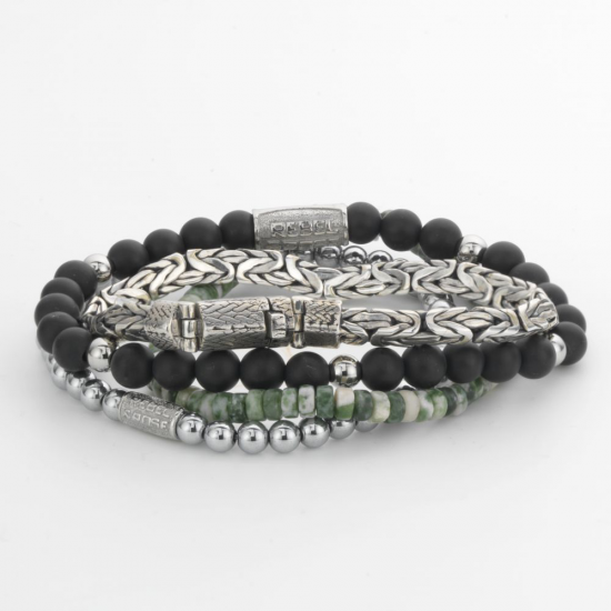 Rebel & Rose Armband Stones Only Silver Shine 4mm 17cm - 48440