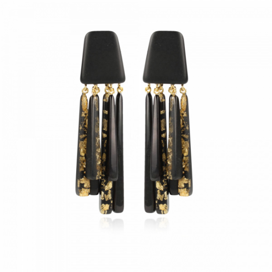 LOTT Gioielli GOLD FLAKES OORBELLEN STERRE JELLYFISH - 48473
