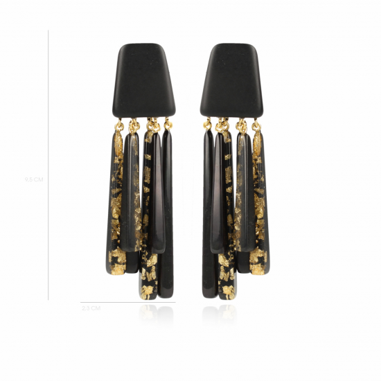 LOTT Gioielli GOLD FLAKES OORBELLEN STERRE JELLYFISH - 48473