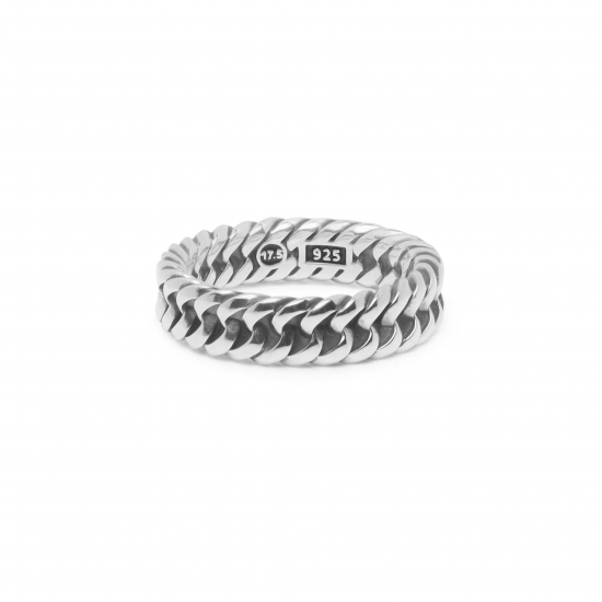Buddha to Buddha 614 Chain XS Ring Silver MAAT 19 - 48500