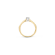 Blush ring Geel en Witgoud met Zirkonia 1187BZI MAAT 18 - 48803