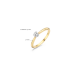 Blush ring Geel en Witgoud met Zirkonia 1187BZI MAAT 18 - 48803