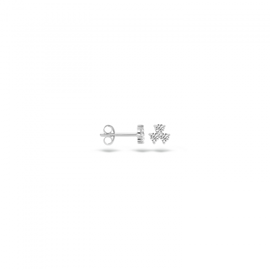 Blush oorbellen Witgoud met zirkonia 7197WZI MAAT 4,5mm - 48805