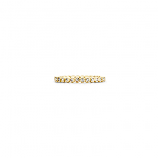 Blush Ring Geelgoud met Zirkonia 1120YZI MAAT 17 - 48807