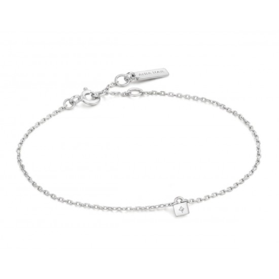 ANIA HAIE  Zilver Under Lock & Key Bracelet 16,5 -18.5cm - 48780