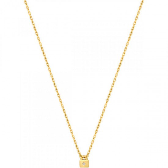 ANIA HAIE Goudkleur Under Lock & Key  necklace 40- 45 cm - 48784