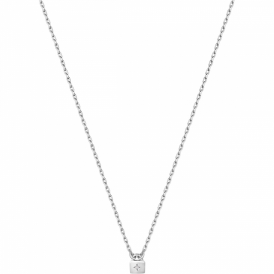ANIA HAIE Zilver Under Lock & Key Necklace 40 - 45cm - 48786