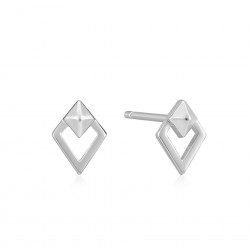 ANIA HAIE  Zilver Spike Diamond Stud Earrings 0,75cm - 48789
