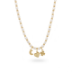 24Kae Ketting met parels zilver geelgoud verguld 12401Y MAAT 38cm - 49017