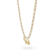 24Kae Ketting met parels zilver geelgoud verguld 12401Y MAAT 38cm - 49017