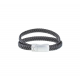 AZE Jewels DOUBLE FLAT STRING BROWN 8mm - 47082