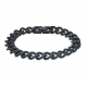 AZE Jewels GOURMETTE SATIN - NOIR 10MM - 47091