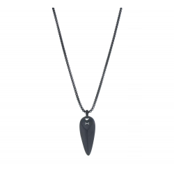AZE Jewels NECKLACE TRIANGLE - NOIR - 47094