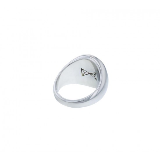 AZE Jewels RING SIGNET - INOX MAAT 19 - 47099