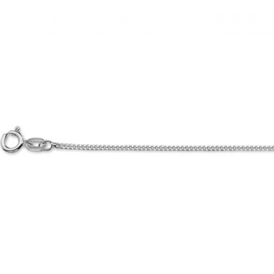 Zilveren collier gourmette 1,2 mm 41 + 4 cm - 47110