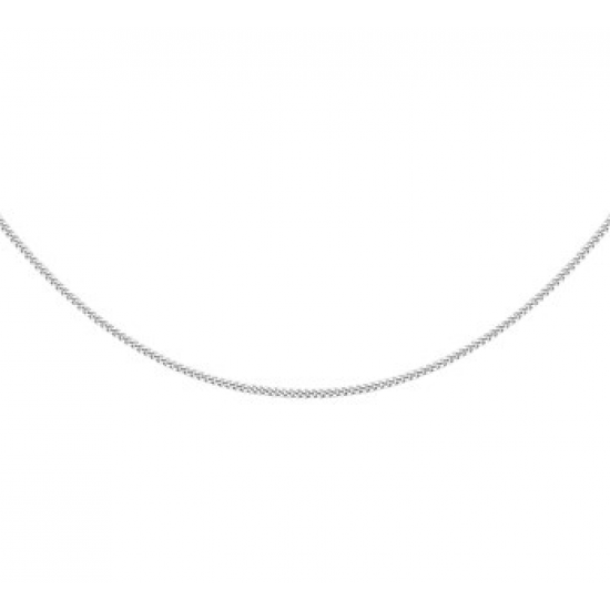 Zilveren collier gourmette 1,2 mm 41 + 4 cm - 47110
