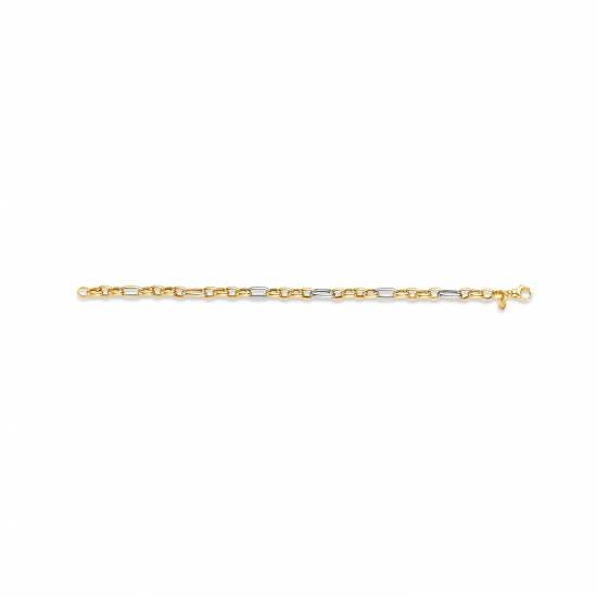 BLUSH Armband Geel en Witgoud 2170BGO MAAT 18cm - 47118