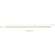 Blush Armband Gourmet Geelgoud 2165YGO MAAT 18cm - 47119
