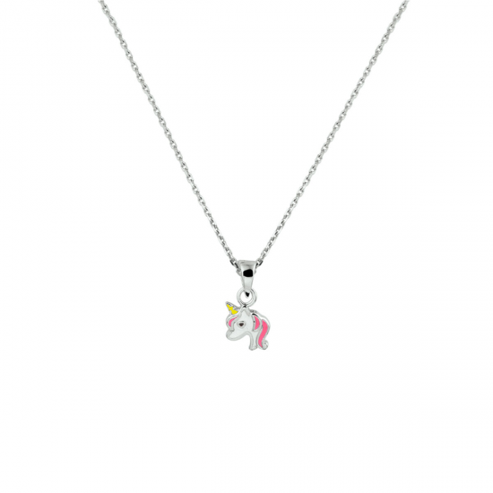 Zilveren kinderketting eenhoorn 1,1 mm MAAT 36 + 4 cm - 49032