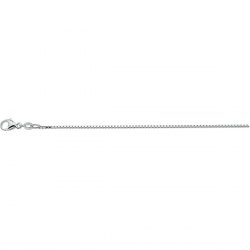 Zilveren collier venetiaans 1,1 mm MAAT 45 cm - 49035