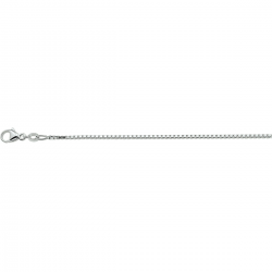 Zilveren collier venetiaans 1,3 mm MAAT 45 cm - 49036
