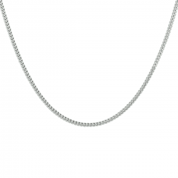 Zilveren collier gourmet 1,8 mm MAAT 45 cm - 49038