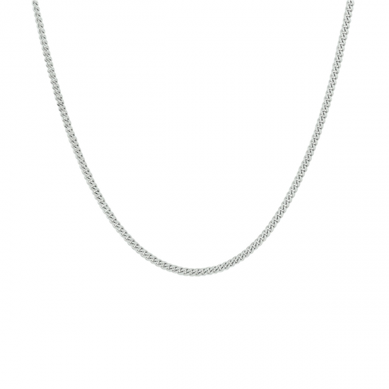 Zilveren collier gourmette 1,6 mm MAAT 42cm - 49041