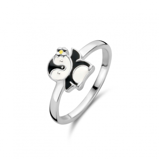 Bellini zilveren kinder Ring Pinguin MAAT 14,5 - 49075