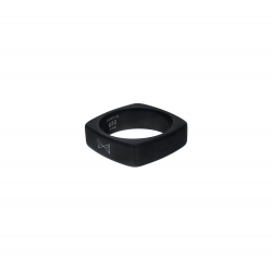 AZE Jewels RING CARRE - INOX MAAT 20 - 49088
