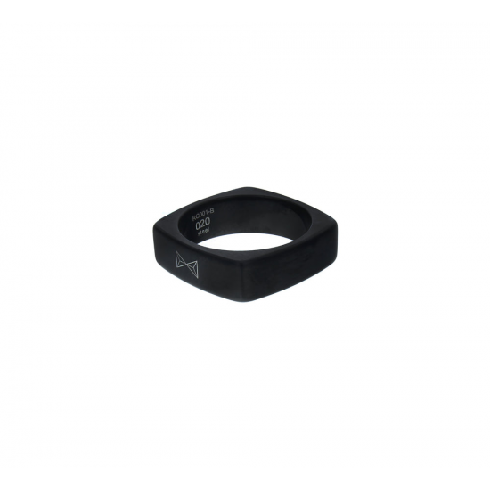AZE Jewels RING CARRE - INOX MAAT 20 - 49088