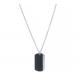 AZE Jewels NECKLACE DOGTAG - INOX MAAT 70+10 CM - 49089