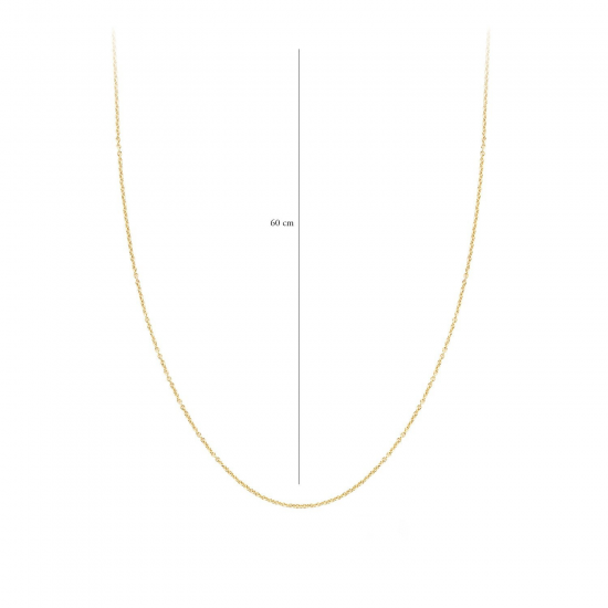 Blush Collier 14k Geelgoud anker MAAT 60cm - 49119