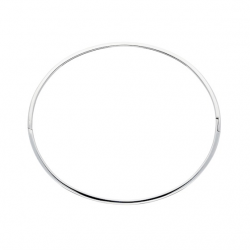 Silver Lining Zilveren bangle solid 10mm ovaal 64mm - 49137