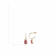 LOTT. Gioielli MAY SWAROVSKI ROSE OORBELLEN Goudkleurig - 47229