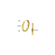 Gouden oorringen gediamanteerd 12mm - 50544