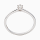 ECLAT solitair hart ring 14 krt 0,15 crt tw-si WG MAAT 17,25 - 49571