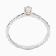ECLAT solitair hart ring 14 krt 0,15 crt tw-si WG MAAT 17,25 - 49571