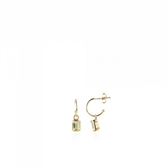 LOTT. Gioielli MAY SWAROVSKI GELE OORBELLEN Goudkleurig - 47231