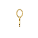 Hanger Letter S Geelgoud - 49785