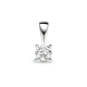 Witgouden hanger met diamant H/SI 0,10crt. - 49789