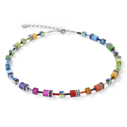 Coeur de Lion GeoCUBE‹¨« ketting veelkleurige regenboog 2838/10-1520 - 49769