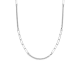 Zilveren collier gourmette en paperclip 3,5 mm 42 + 3 cm - 49801
