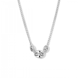 Zilveren collier 10,5 mm 42 + 3 cm - 49803
