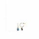 LOTT. Gioielli MAY SWAROVSKI BLAUWE OORBELLEN Goudkleurig - 47228