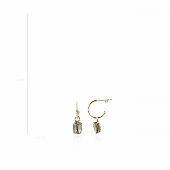 LOTT. Gioielli MAY SWAROVSKI ZWARTE OORBELLEN - 47232
