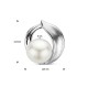Gerhodineerd 925 zilveren hanger met een schitterende zoetwaterparel 14.5x13.5mm. - 49817